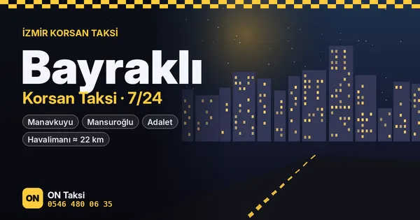 Bayraklı korsan taksi