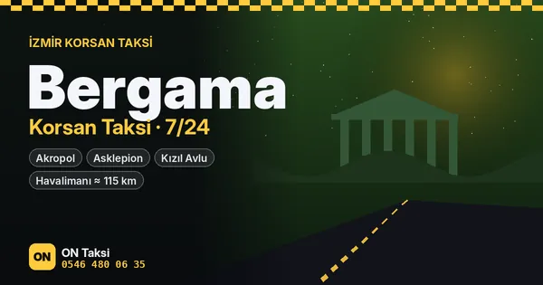 Bergama korsan taksi