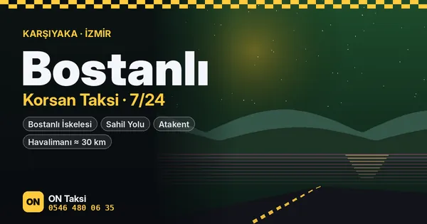 Bostanlı korsan taksi