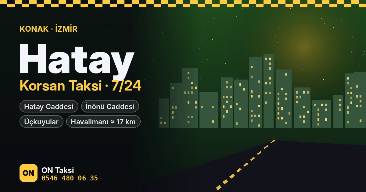 Hatay korsan taksi — ON Taksi