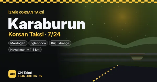 Karaburun korsan taksi
