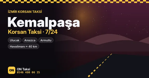 Kemalpaşa korsan taksi