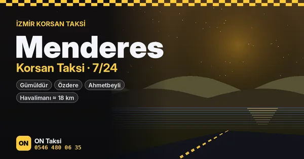 Menderes korsan taksi