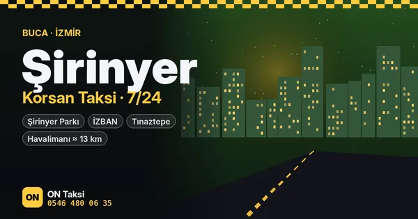 Şirinyer korsan taksi